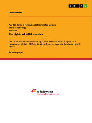 cover image of The rights of LGBT peoples